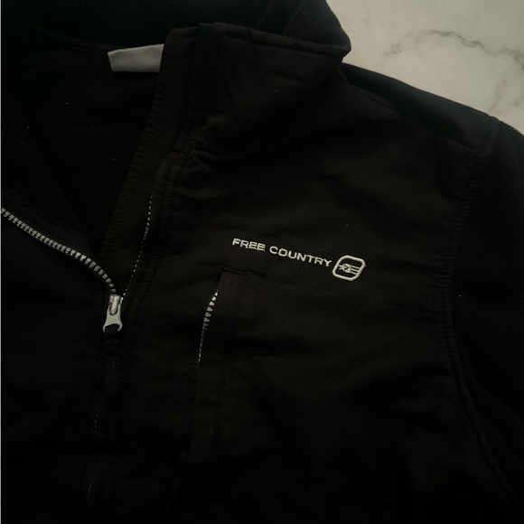 Free country black zip up jacket - Picture 2 of 3